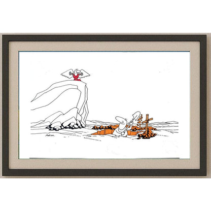 Anton Kotreba 43x30cm Orijinal Karikatür BOD02557