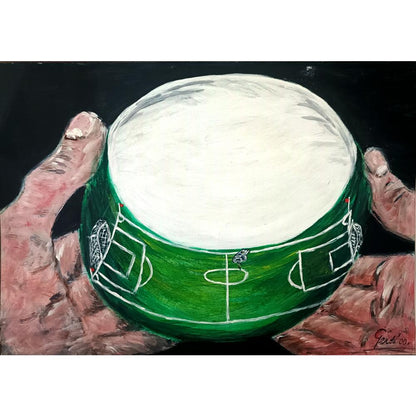 Chaistal Boll 43x30cm Orijinal Karikatür BOD02559