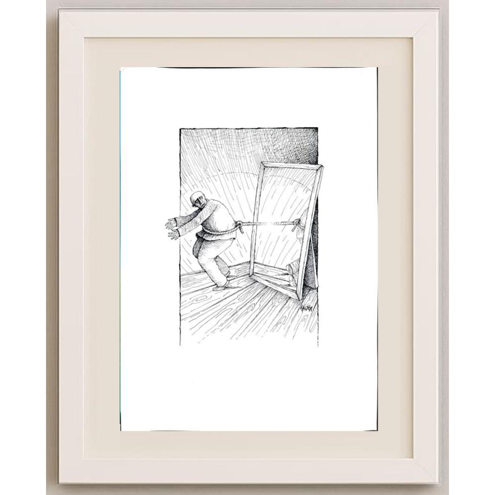 Jano Valter 43x30cm Orijinal Karikatür BOD02561