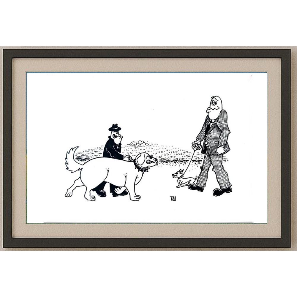 Tomislav Dusanic 29x21cm Orijinal Karikatür BOD02562