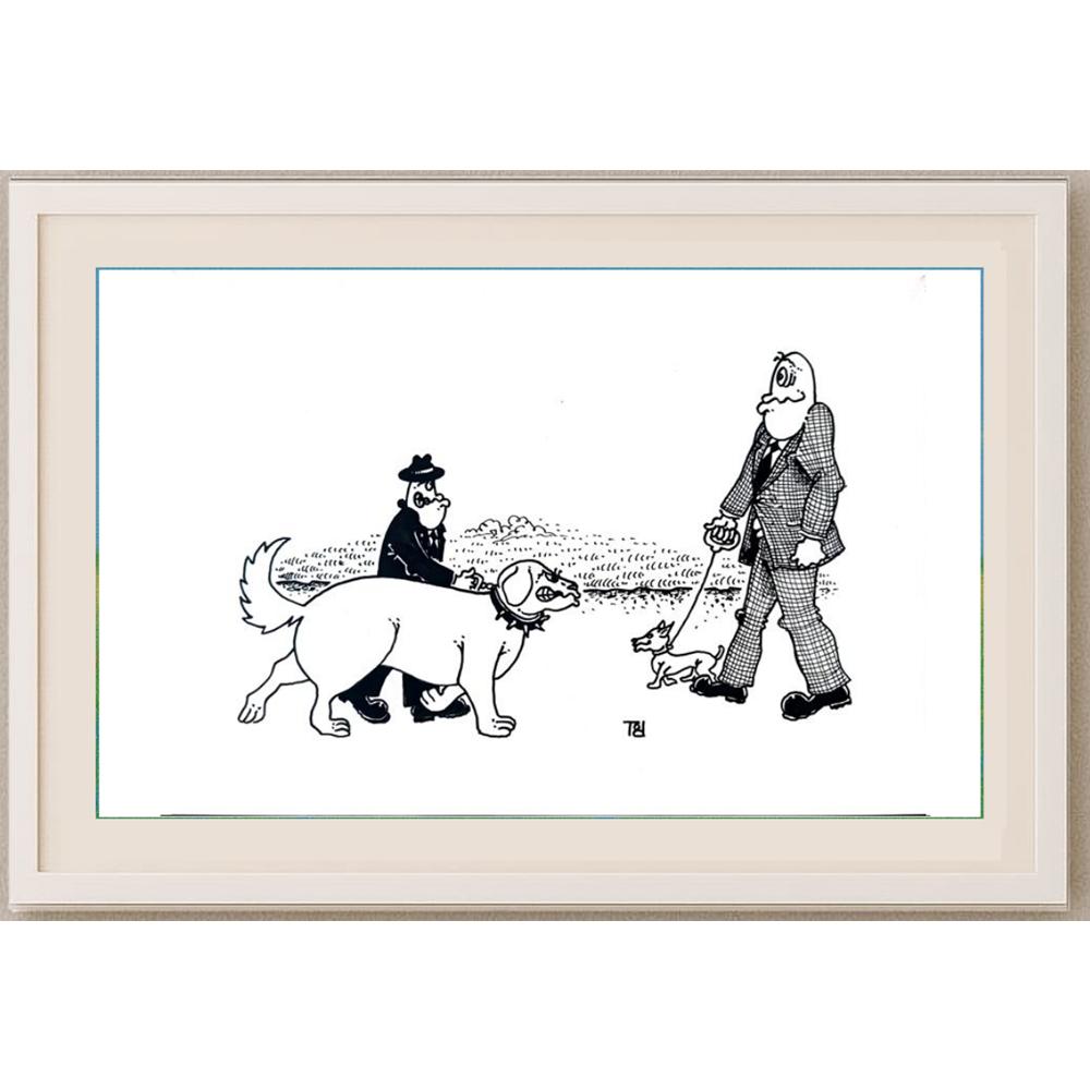 Tomislav Dusanic 29x21cm Orijinal Karikatür BOD02562