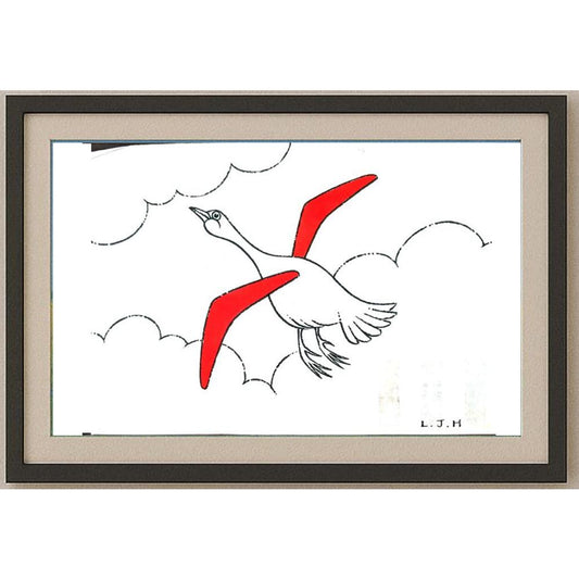 Li Jinghua 29x21cm Orijinal Karikatür BOD02564