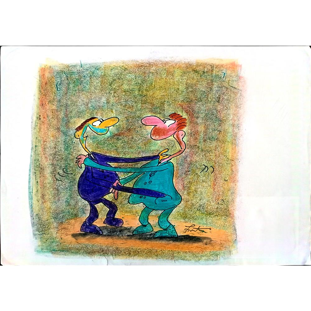 Bartis Silviu 29x21cm Orijinal Karikatür BOD02566