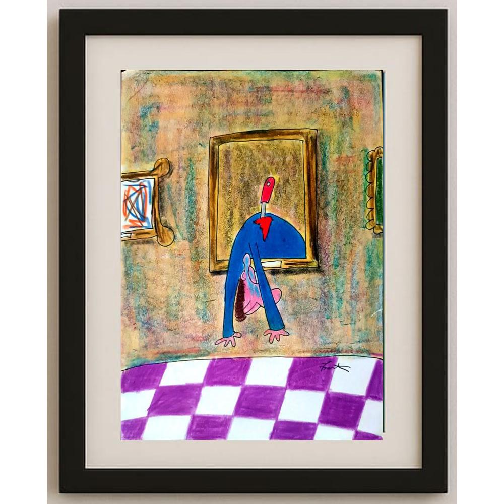 Bartis Silviu 29x21cm Orijinal Karikatür BOD02567
