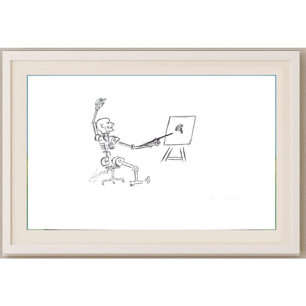 Hossin Karımi 29x21cm Orijinal Karikatür BOD02568