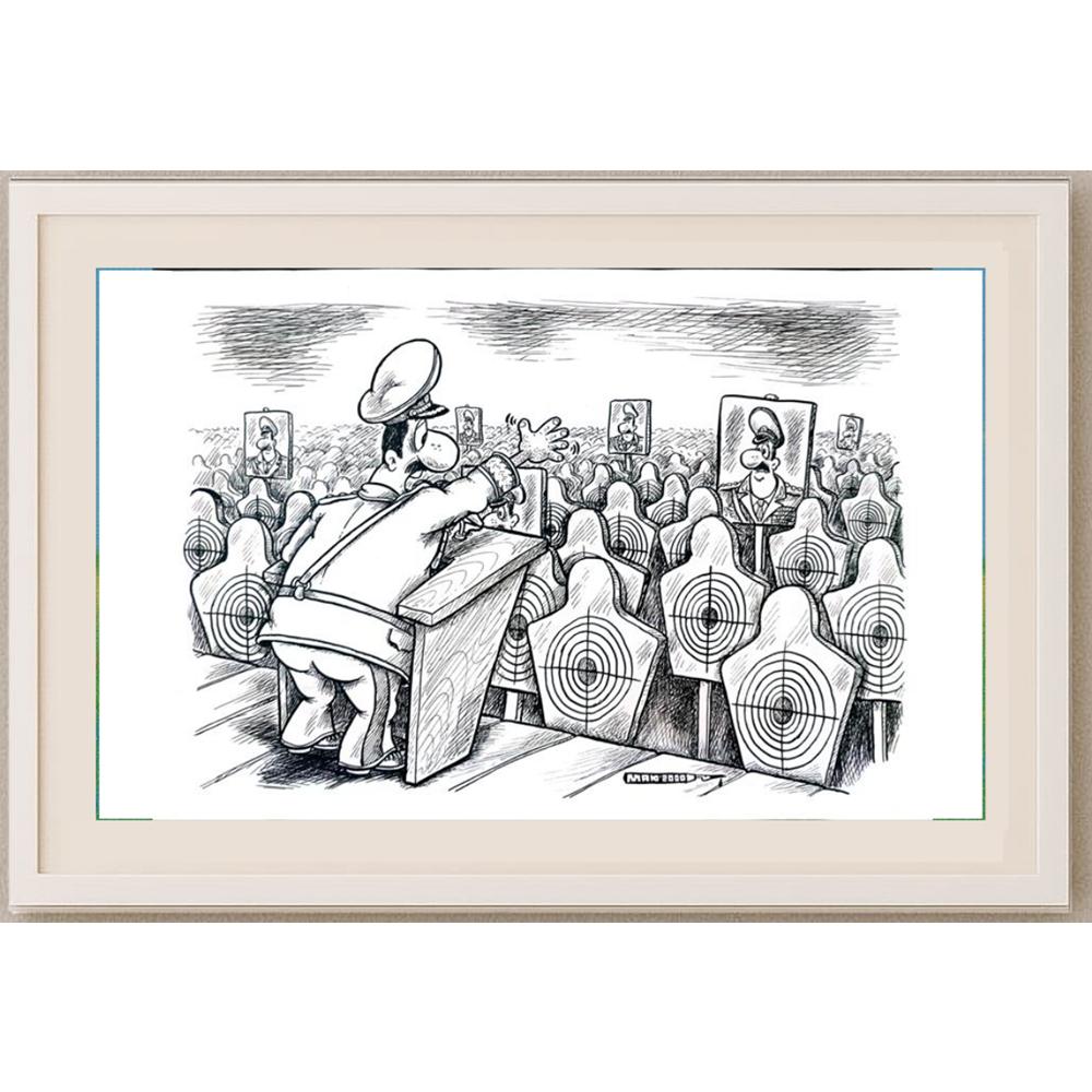 Alexander Markelov 29x21cm Orijinal Karikatür BOD02570