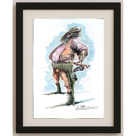 Goran Celicanin 29x21cm Orijinal Karikatür BOD02571