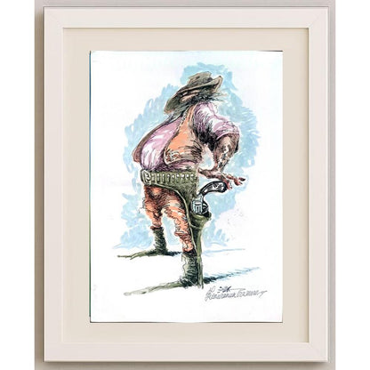 Goran Celicanin 29x21cm Orijinal Karikatür BOD02571