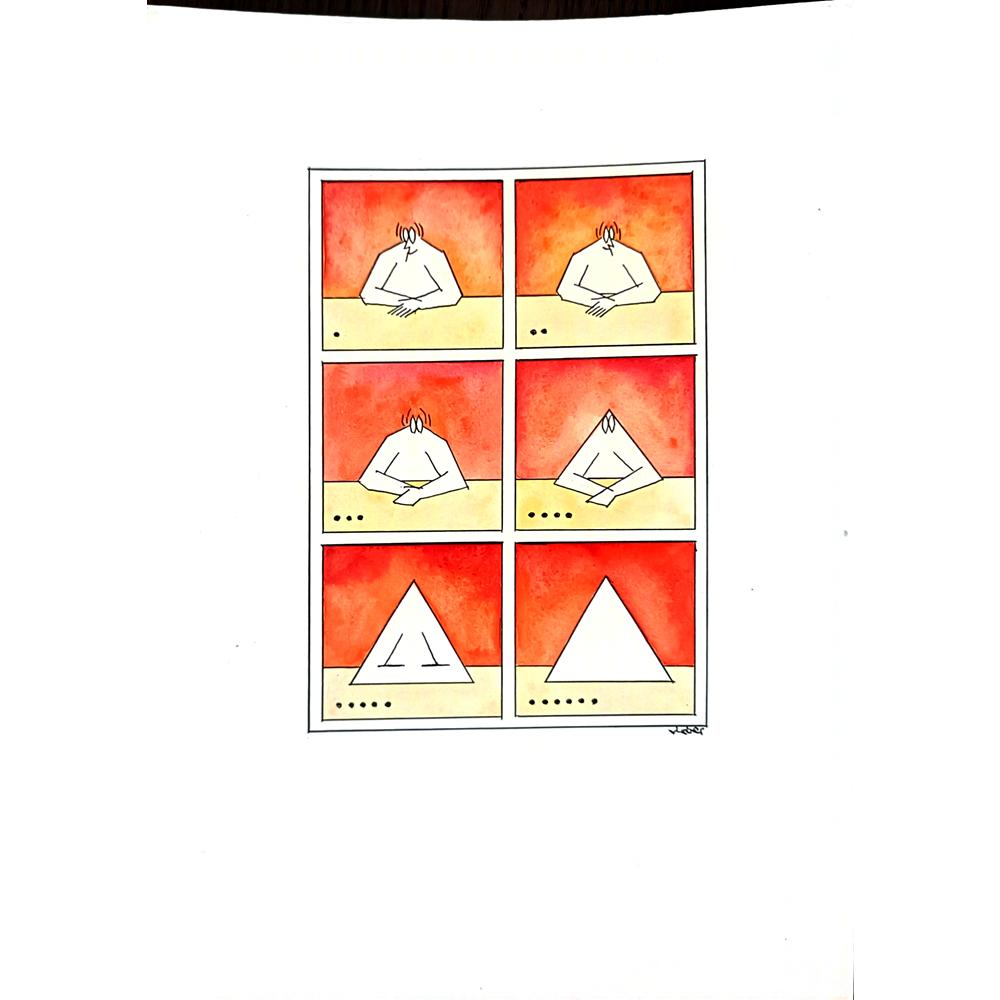 Vladimiras Beresniovas 29x21cm Orijinal Karikatür BOD02572