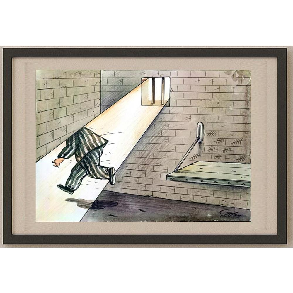 Semerenko Vladimir 29x21cm Orijinal Karikatür BOD02581