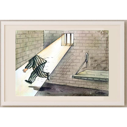Semerenko Vladimir 29x21cm Orijinal Karikatür BOD02581