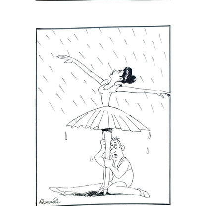 Mohammed Fiezabadi 29x21cm Orijinal Karikatür BOD02583