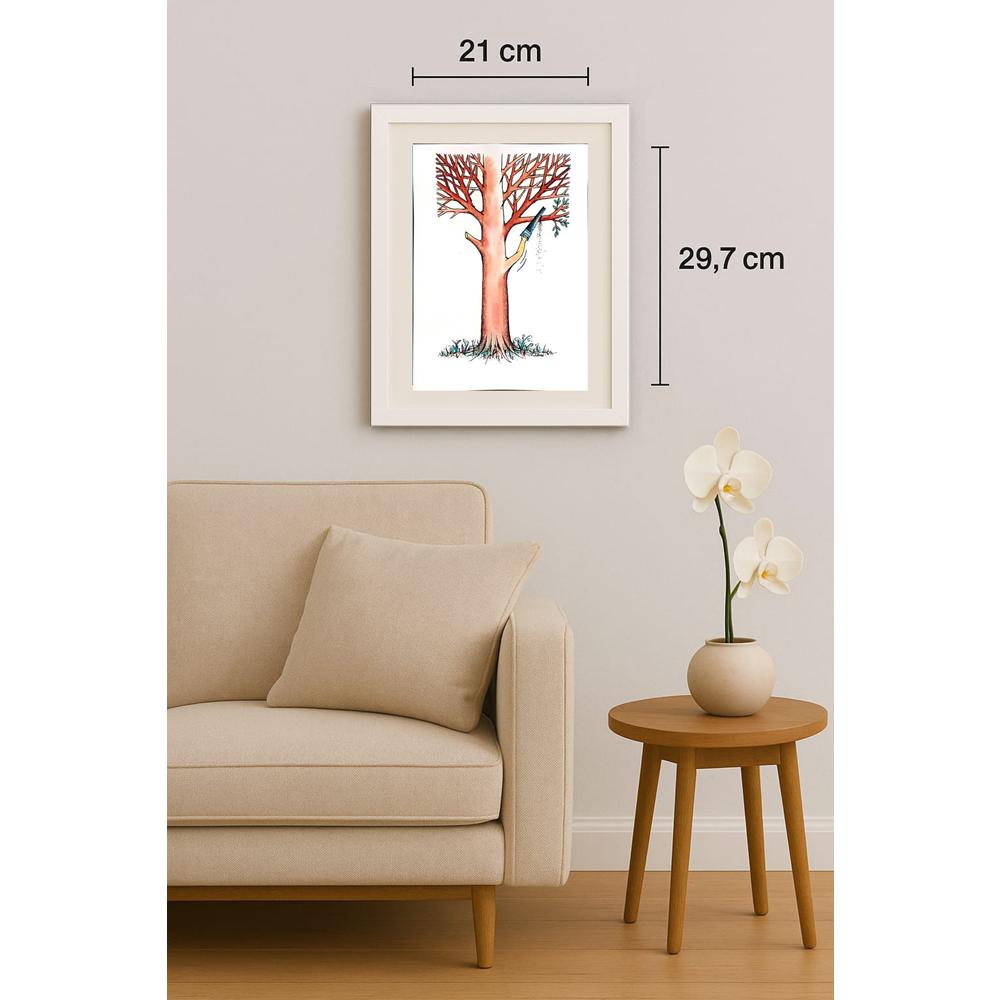 Vladimiras Beresniovas 29x21cm Orijinal Karikatür BOD02584