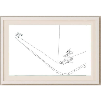 Nedjeljko Ubovic 29x21cm Orijinal Karikatür BOD02588