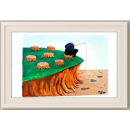 Rahardi Handining 29x21cm Orijinal Karikatür BOD02589