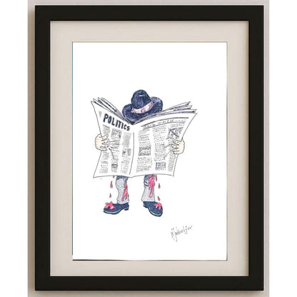 Miroslav Jakovljev 29x21cm Orijinal Karikatür BOD02590