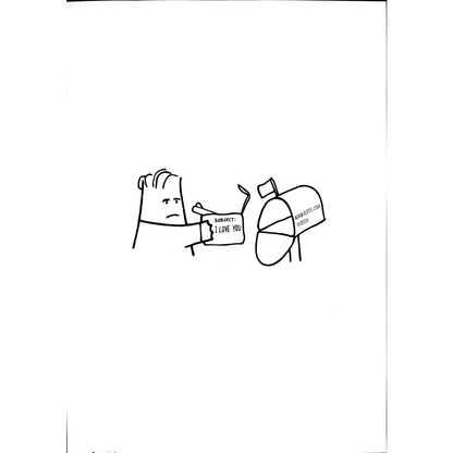 Eldes De Paula 29x21cm Orijinal Karikatür BOD02592