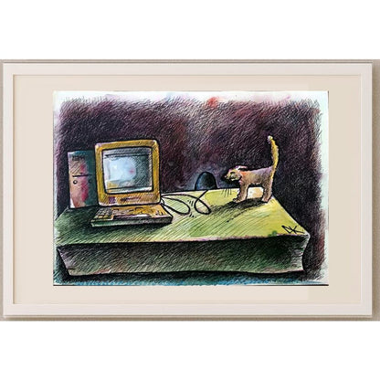 Danila Kosova 29x21cm Orijinal Karikatür BOD02594