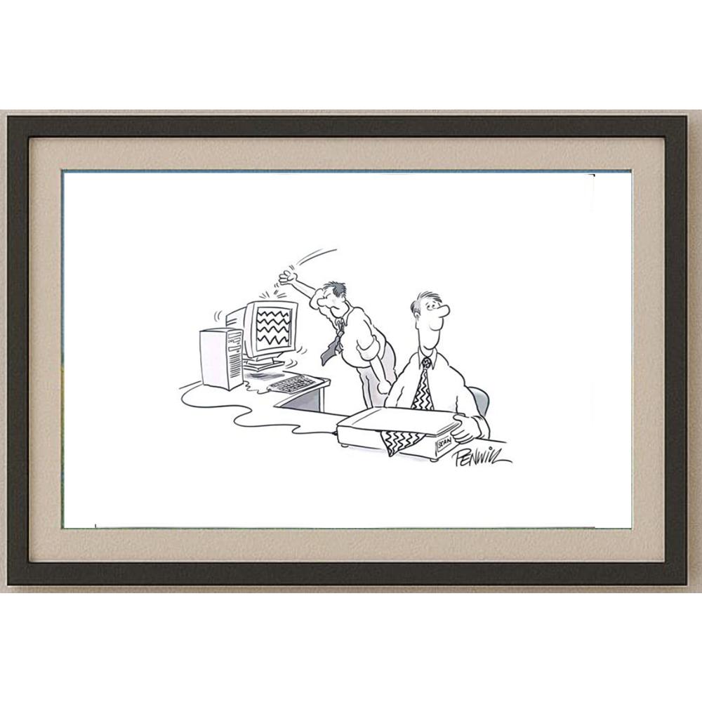 Roger Penwill 43x30cm Orijinal Karikatür BOD02610