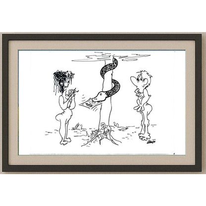 Branko Premuzic 29x21cm Orijinal Karikatür BOD02620