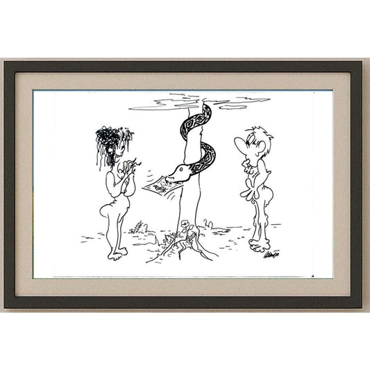 Branko Premuzic 29x21cm Orijinal Karikatür BOD02620