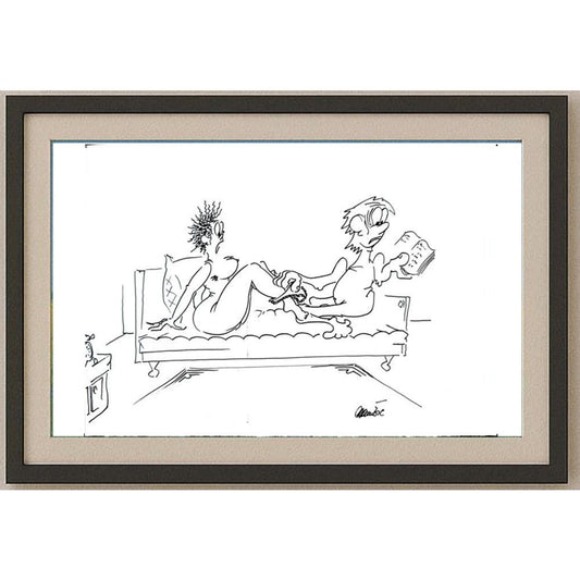 Branko Premuzic 29x21cm Orijinal Karikatür BOD02621