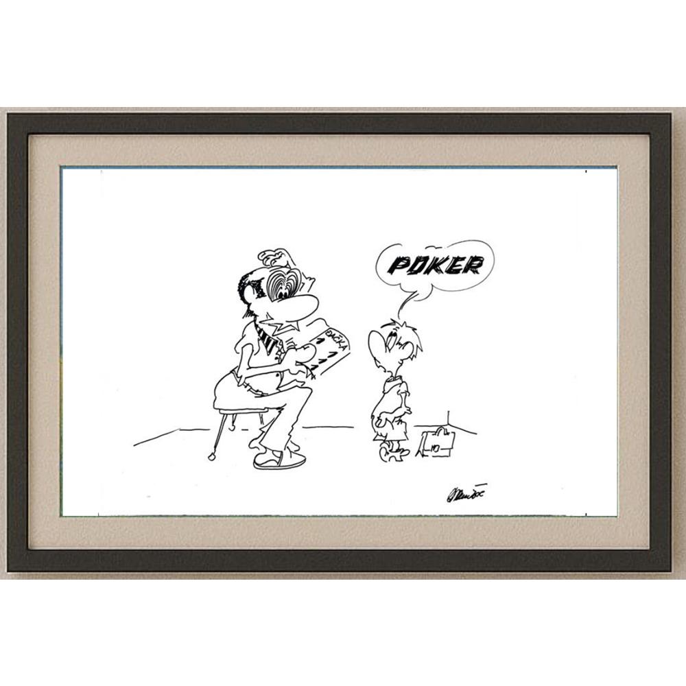Branko Premuzic 29x21cm Orijinal Karikatür BOD02624