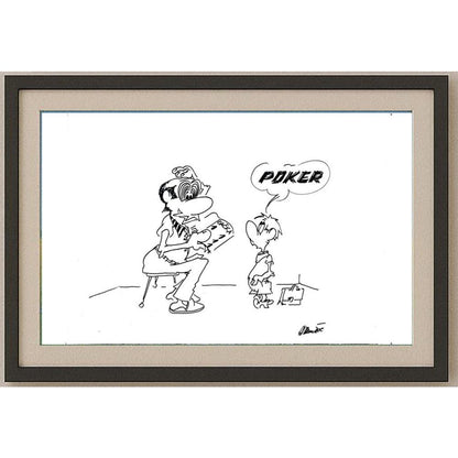 Branko Premuzic 29x21cm Orijinal Karikatür BOD02624