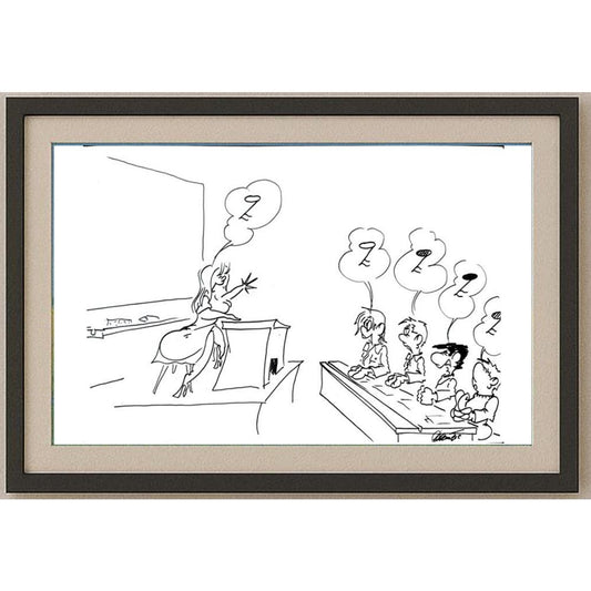 Branko Premuzic 29x21cm Orijinal Karikatür BOD02627