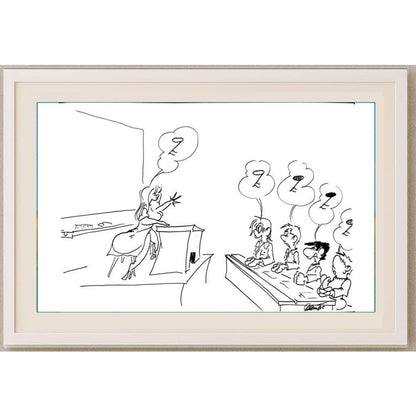 Branko Premuzic 29x21cm Orijinal Karikatür BOD02627
