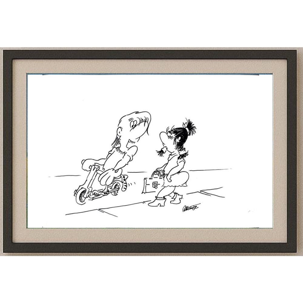 Branko Premuzic 29x21cm Orijinal Karikatür BOD02628