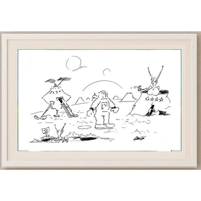 Branko Premuzic 29x21cm Orijinal Karikatür BOD02630