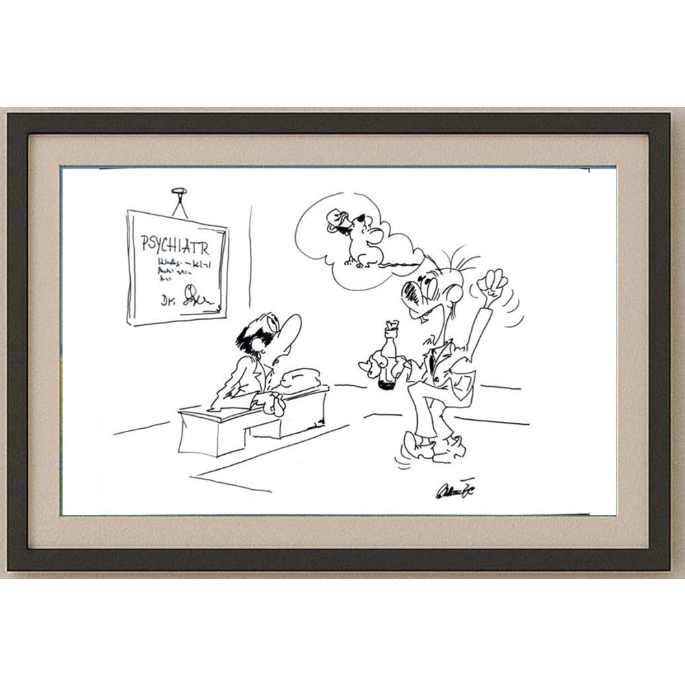 Branko Premuzic 29x21cm Orijinal Karikatür BOD02631