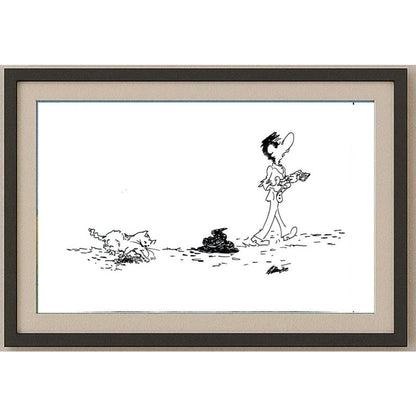 Branko Premuzic 29x21cm Orijinal Karikatür BOD02633