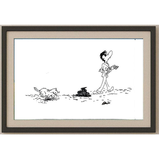 Branko Premuzic 29x21cm Orijinal Karikatür BOD02633