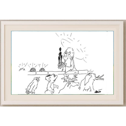 Branko Premuzic 29x21cm Orijinal Karikatür BOD02637