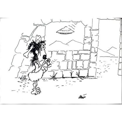 Branko Premuzic 29x21cm Orijinal Karikatür BOD02638