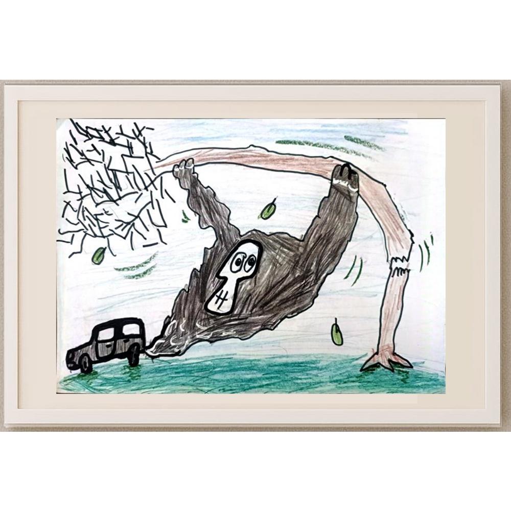 Bedbiberdina Tanya 29x21cm Orijinal Karikatür BOD02645