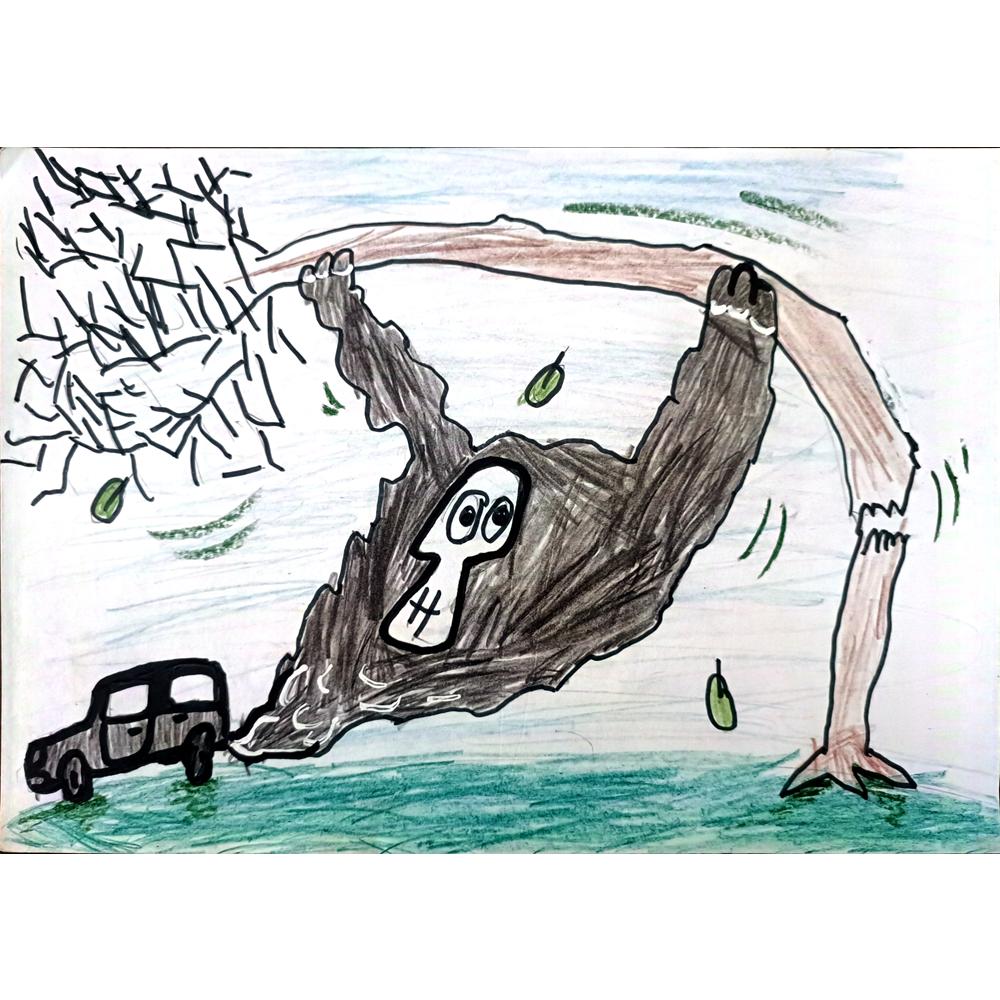 Bedbiberdina Tanya 29x21cm Orijinal Karikatür BOD02645