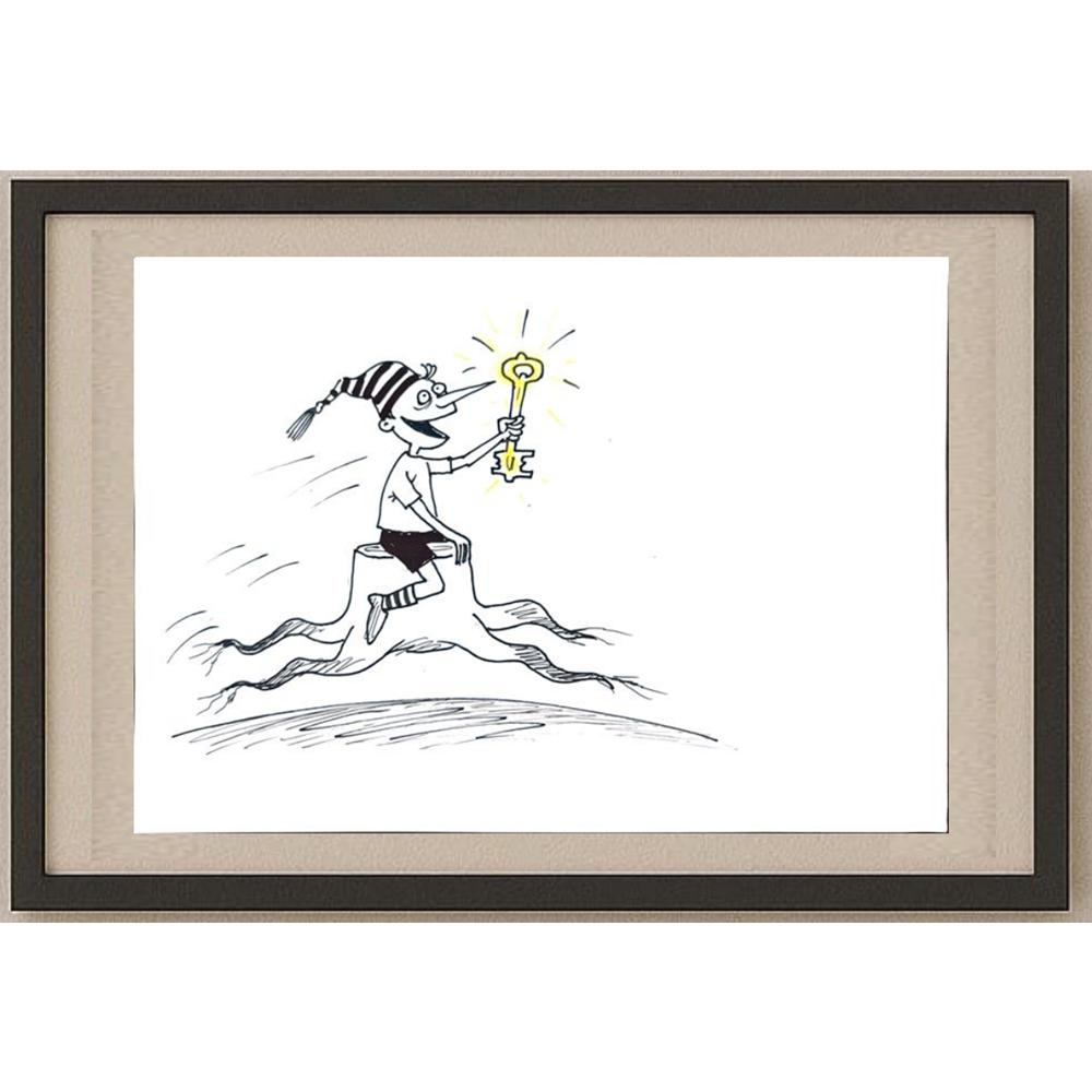 Chernyskev Nickolay 29x21cm Orijinal Karikatür BOD02651