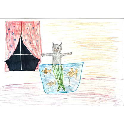 Loseva Zhenya 29x21cm Orijinal Karikatür BOD02659