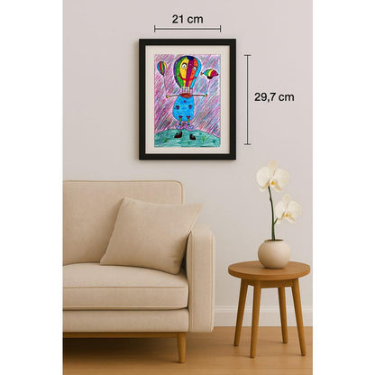 Tyulina Zhenya 29x21cm Orijinal Karikatür BOD02676