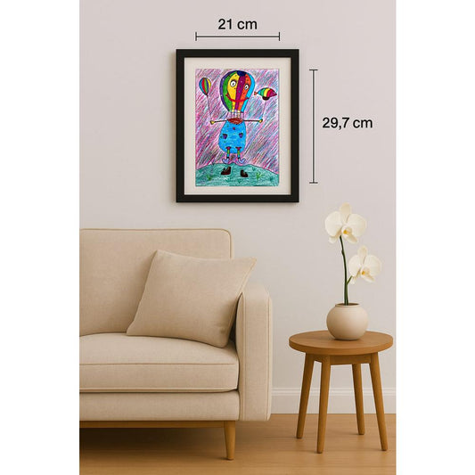 Tyulina Zhenya 29x21cm Orijinal Karikatür BOD02676