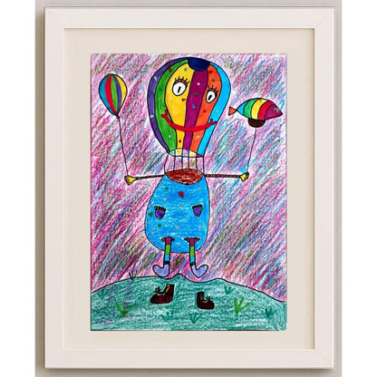 Tyulina Zhenya 29x21cm Orijinal Karikatür BOD02676
