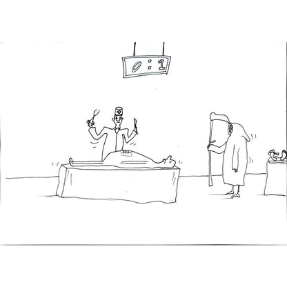 Bulkin Andrew 29x21cm Orijinal Karikatür BOD02678