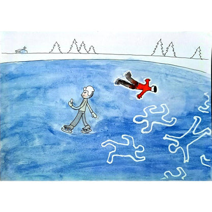 Chernyshev Petya 29x21cm Orijinal Karikatür BOD02682