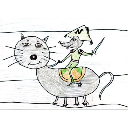 Palina Vica 29x21cm Orijinal Karikatür BOD02687