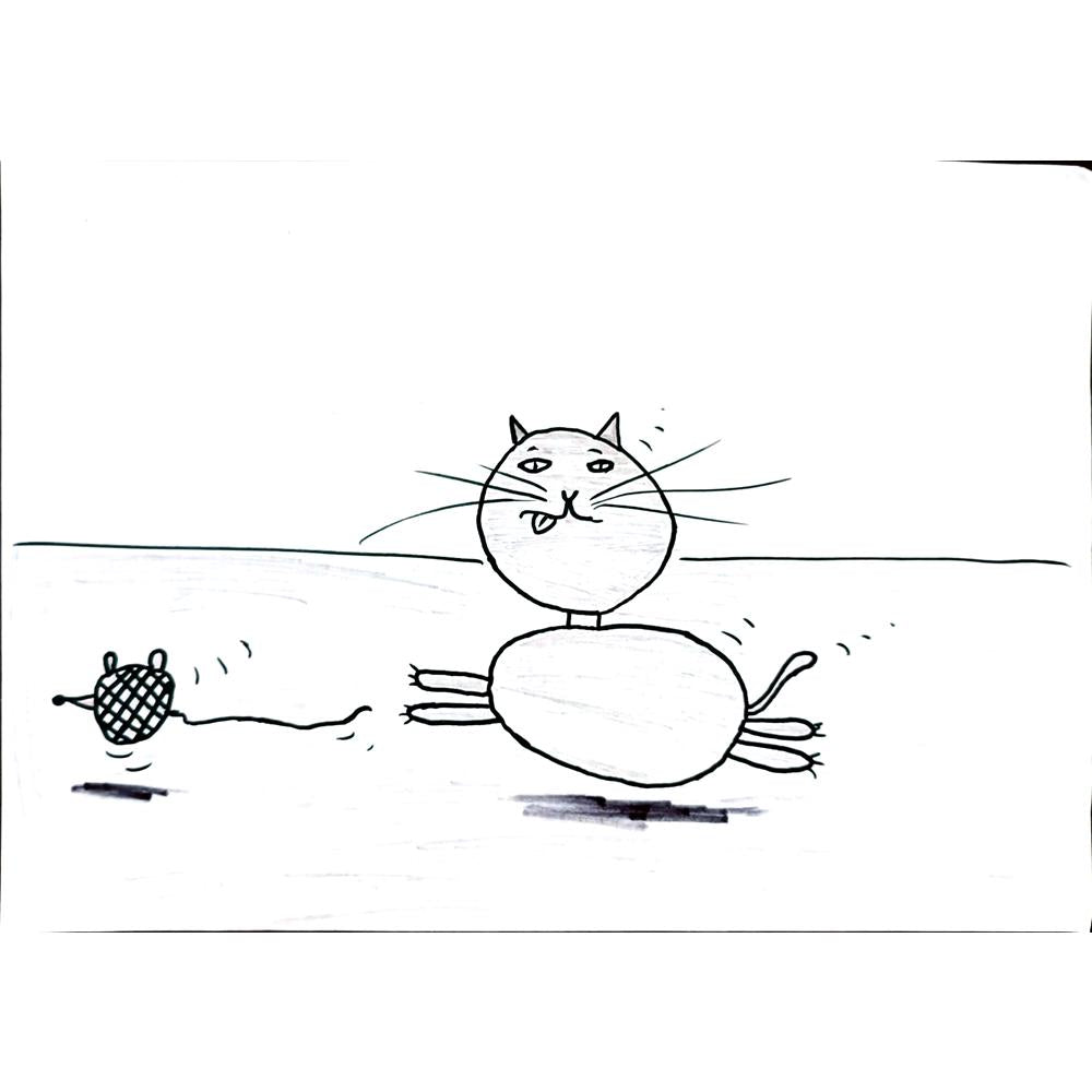 Yudin Anton 29x21cm Orijinal Karikatür BOD02688
