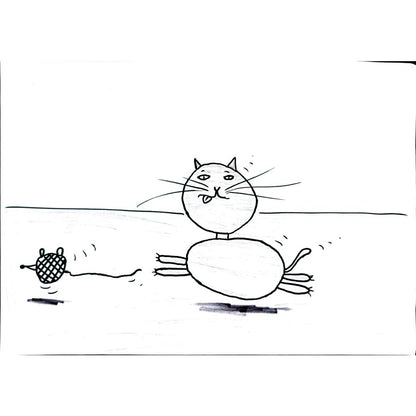 Yudin Anton 29x21cm Orijinal Karikatür BOD02688