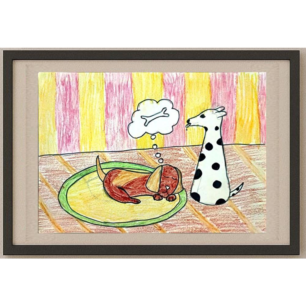 Sherbackova Dasha 29x21cm Orijinal Karikatür BOD02689